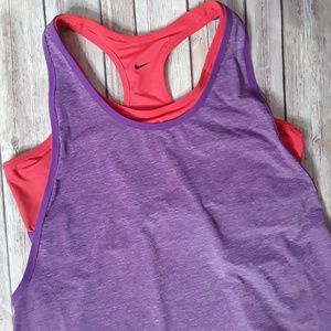 NIKE Training Top w/ Built in Bralette NWOT
